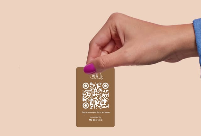 QR Code Sticker - meal reveal